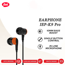 Itel K9 Pro Heavy Bass Wired Earphones